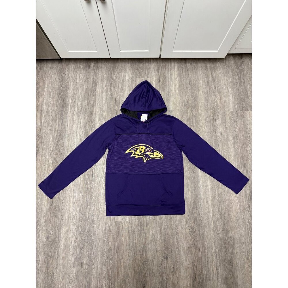 NWT Baltimore Ravens Football NFL Team Apparel Men's Medium Hoodie Sweatshirt